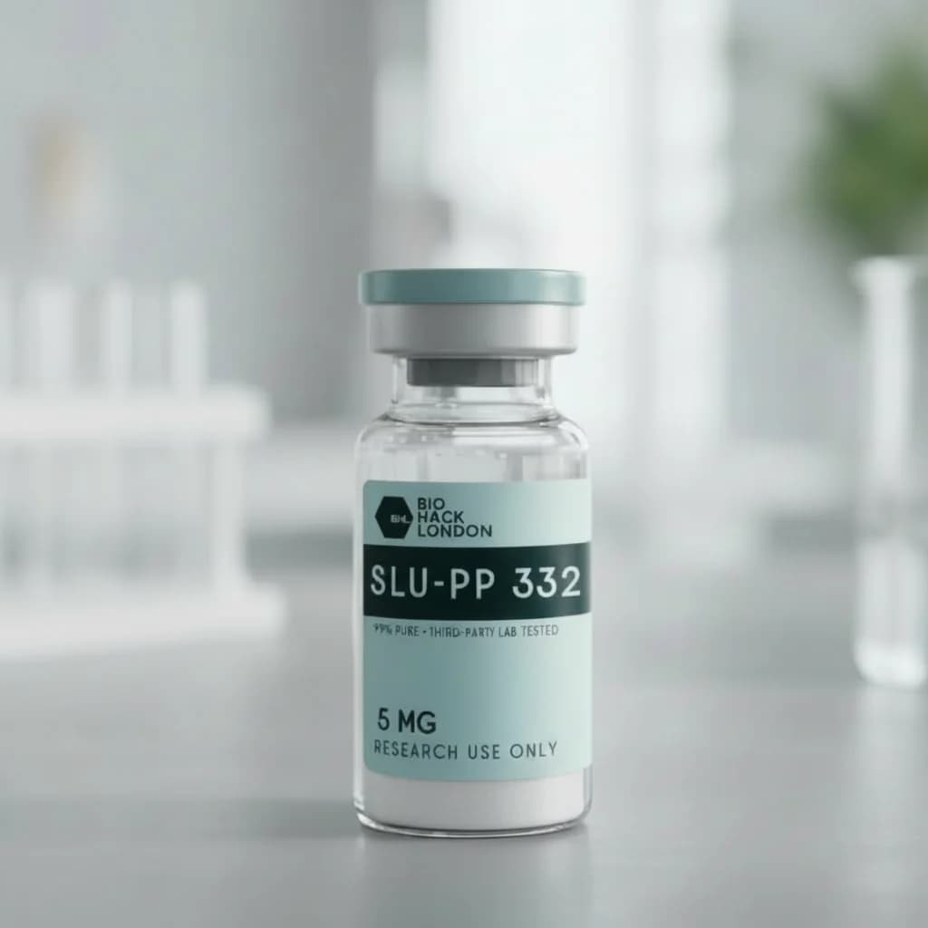 SLU-PP-332 5mg ERR pan-agonist research vial by BioHack London – mitochondrial biology compound